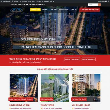 Thiết kế web bất động sản