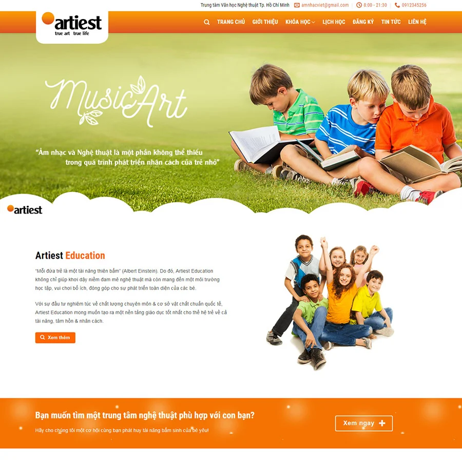 Mẫu thiết kế web gia sư