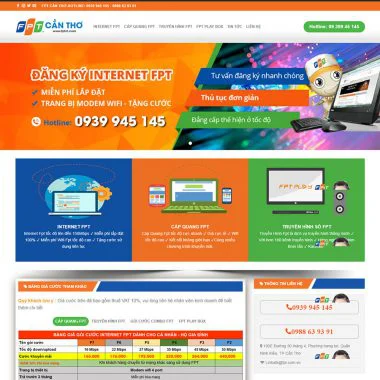 Thiết kế web lắp mạng internet