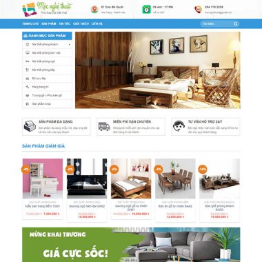 Thiết kế web bán nội thất