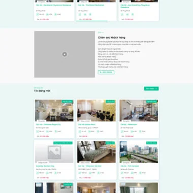 Mẫu thiết kế web bất động sản