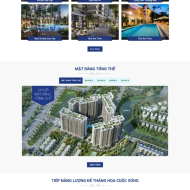 Mẫu thiết kế web bất động sản
