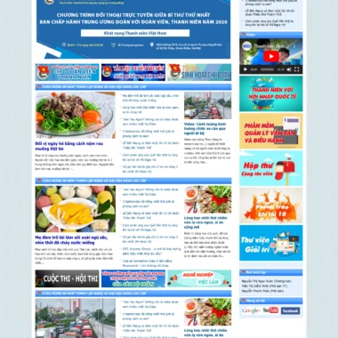 Mẫu thiết kế web cơ quan nhà nước