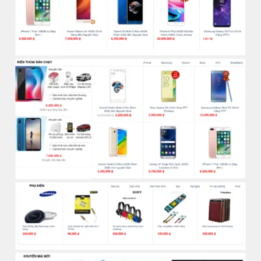 Mẫu thiết kế web thế giới di động