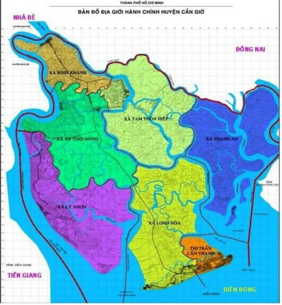 Danh sách những tên đường ở Huyện Cần Giờ Thành Phố Hồ Chí Minh