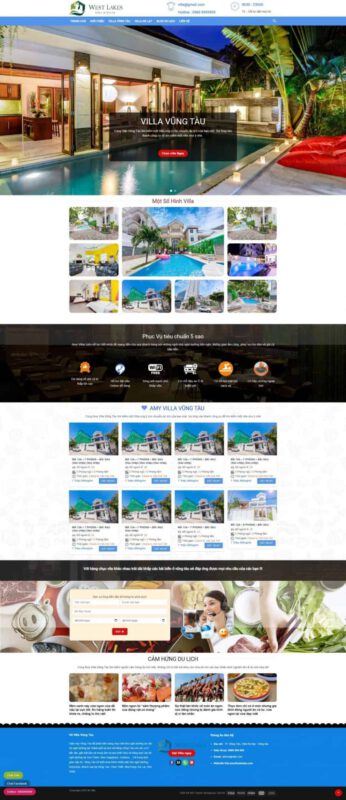 Thiết kế web đặt phòng khách sạn
