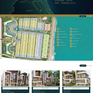 Theme wordpress ladingpape giới thiệu dự án bds 58