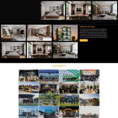 Theme wordpress nội thất 54 giống sbshouse.vn
