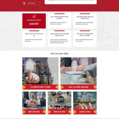 Theme wordpress giống tập đoàn bds thiên khôi update 5/2025