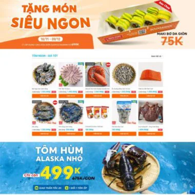 Theme wordpress đảo hải sản
