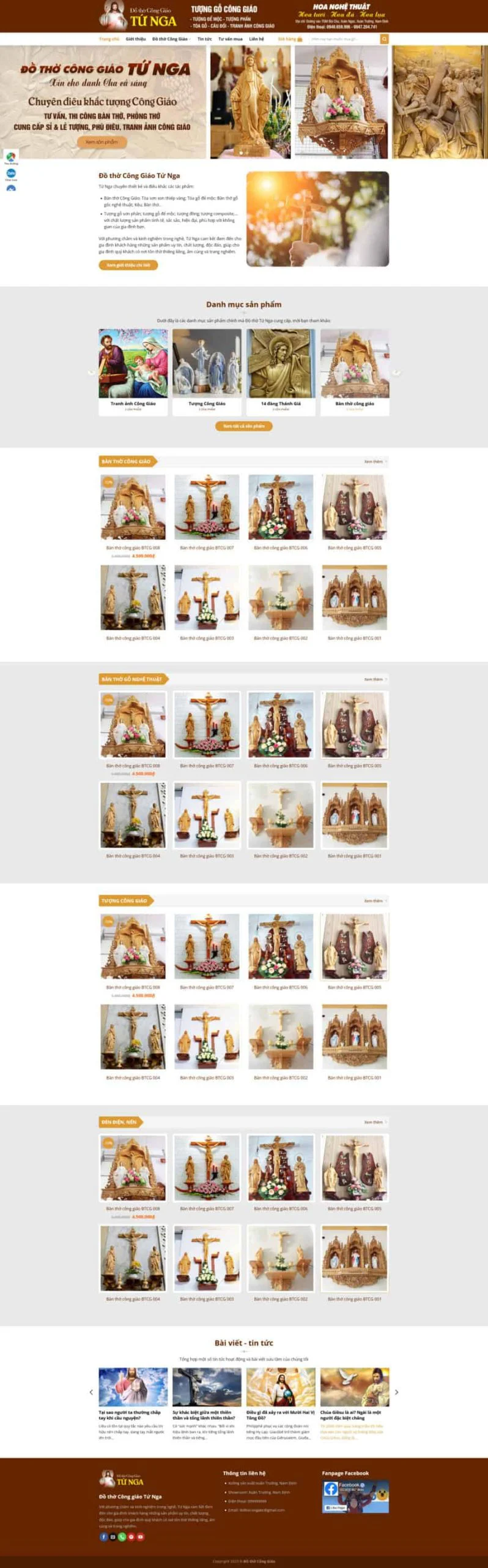 Theme wordpress bán đồ thờ cúng