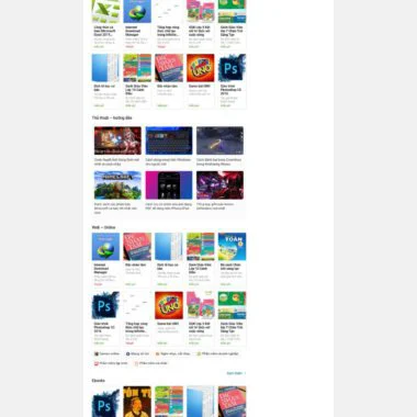 Theme wordpress web download tài liệu