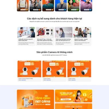 Theme wordpress lắp mạng ,camera fpt 2