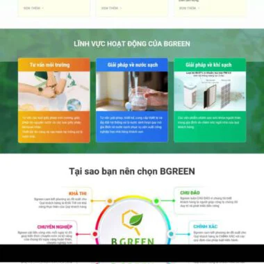 Theme WordPress giới thiệu công ty 8 chuyên máy lọc nước
