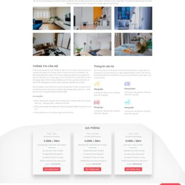 Theme WordPress Khách Sạn 3