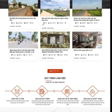 Theme WordPress kiến trúc 5