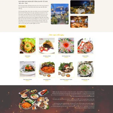 Theme wordoress nhà hàng quán ăn 2