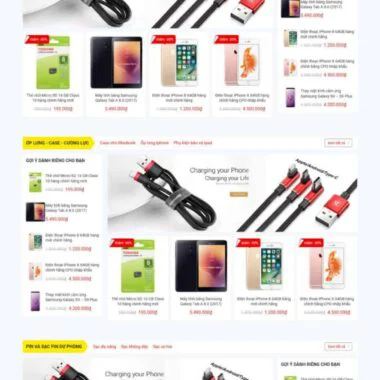 Theme wordpress bán phụ kiện điện thoại