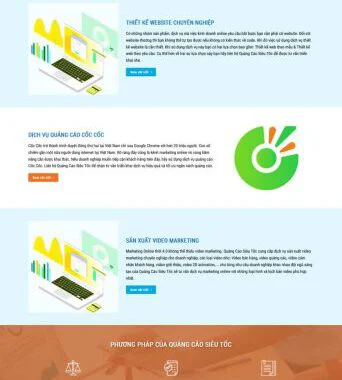 Theme wordpress dịch vụ quảng cáo siêu tốc