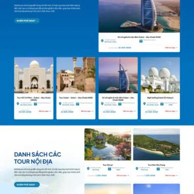 Theme wordpress bán tour du lịch vip