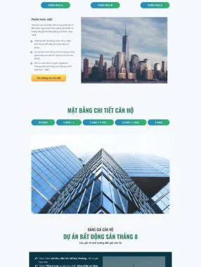 Theme wordpress lading pape giới thiệu bds smarthome