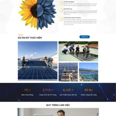 Theme wordpress giới thiệu công ty năng lượng mặt trời 5