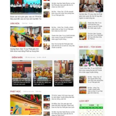 Theme wordpress tin tức 20 Tin tức phật giáo