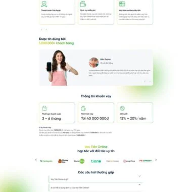 Theme wordpress dịch vụ vay tiền 3